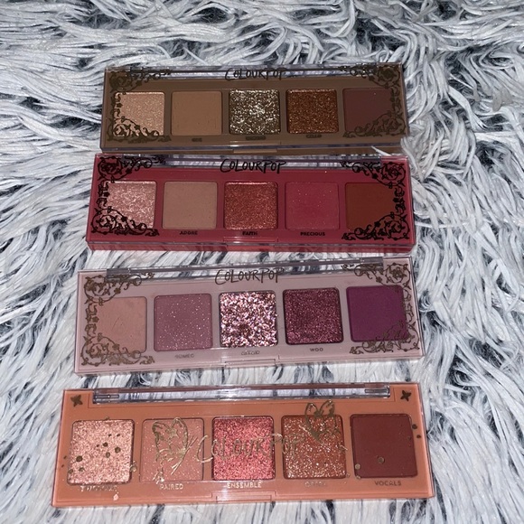 Colourpop Other - Colourpop Duet, Amor, Lyric, Cherish Eyeshadow Palette Bundle